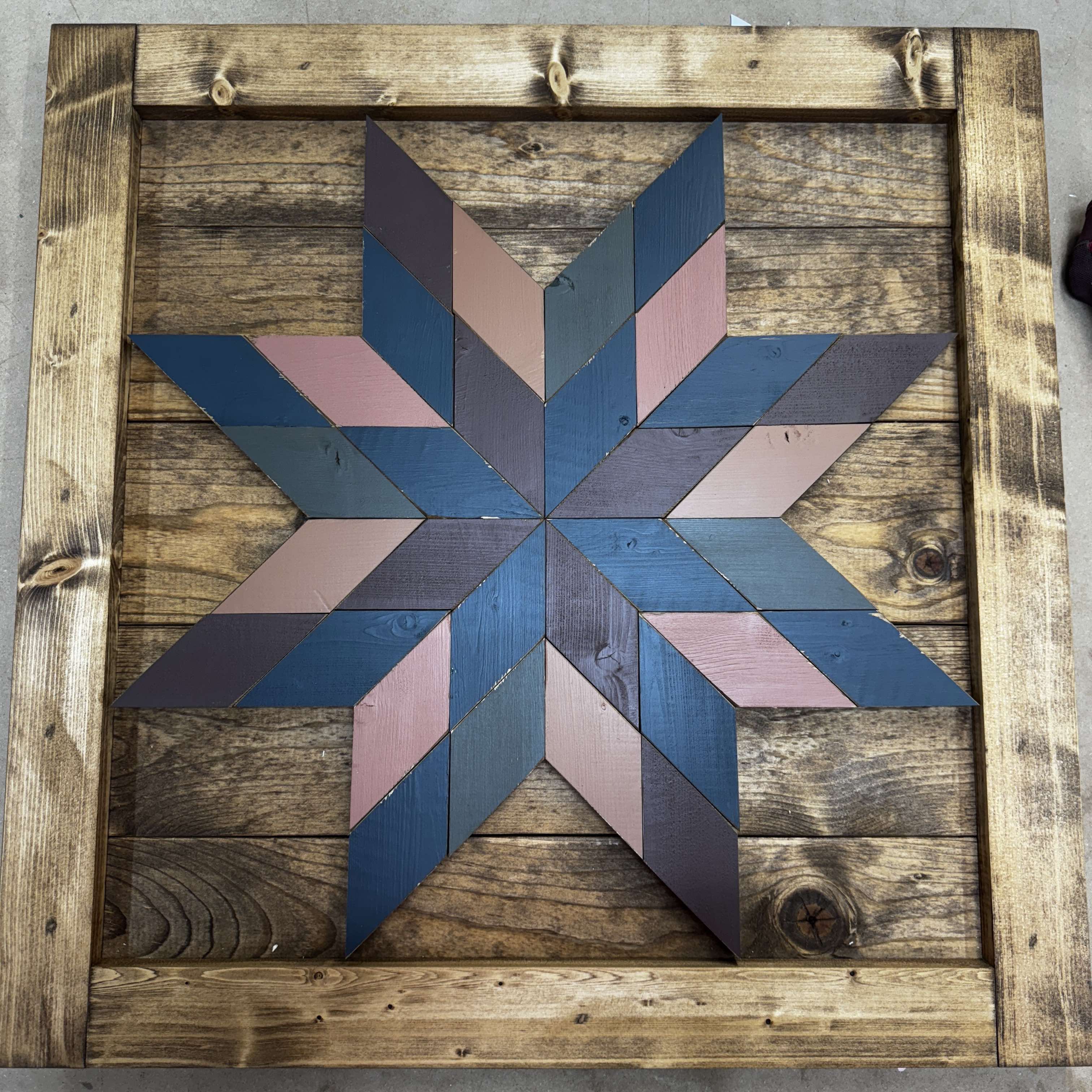 Texas Star Barn Quilt Wall Art